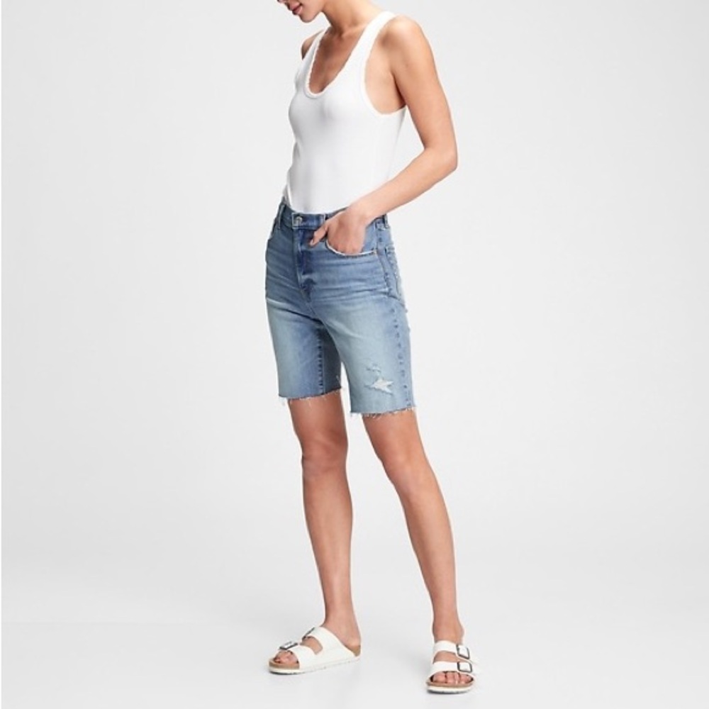 Gap Bermuda Denim Shorts Size 16 (33)